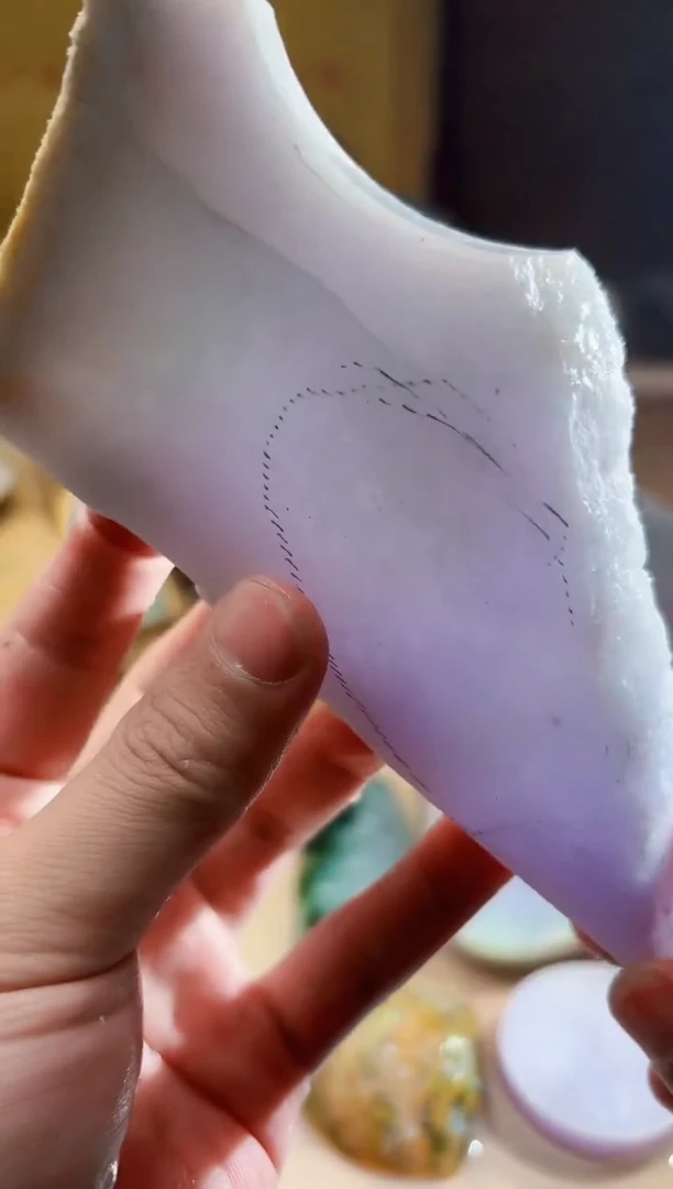 翡翠挂件未镶嵌A货张麦1983