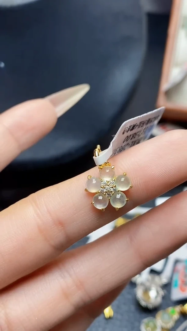 银S925镶嵌戒指翡翠2459