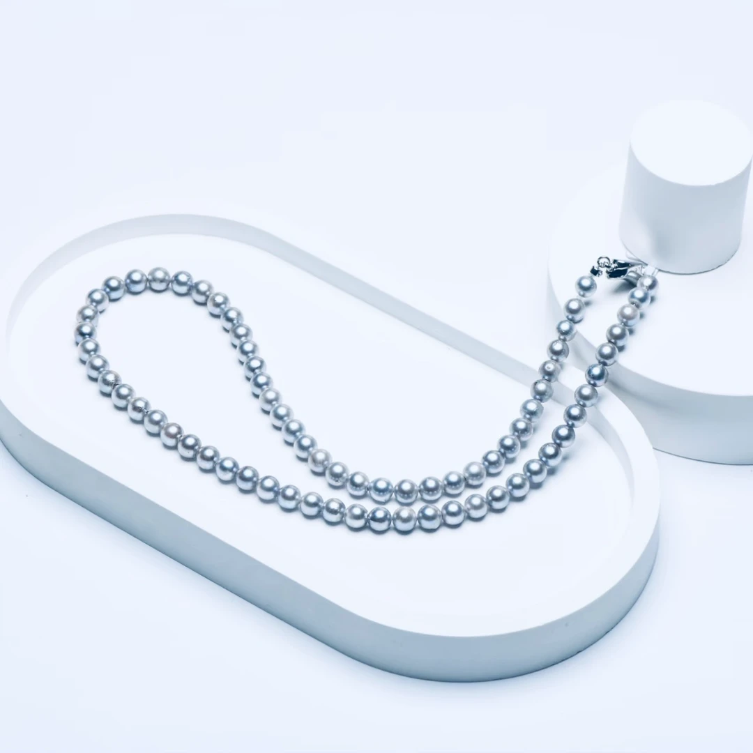 【冰爽珠宝】【新号亏米福利】海水真多麻时尚百搭珍珠项链6-7mm