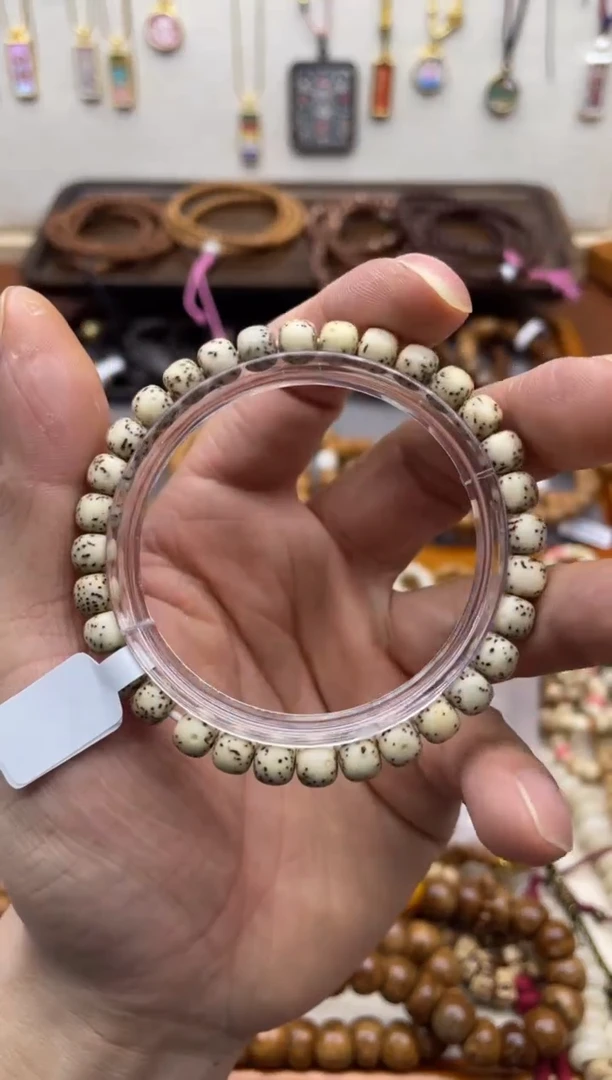 手串星月菩提星月菩提7mm小老型桶珠手串