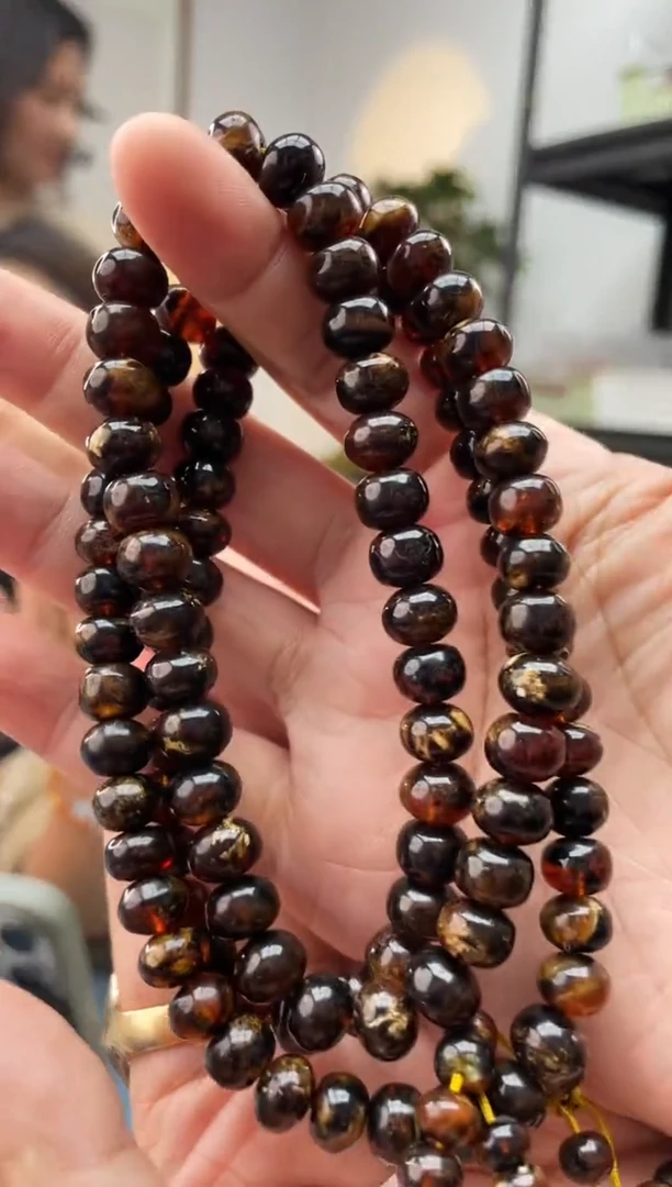【闪购商品】琥珀珠宝奇石未镶嵌黑8 发一件