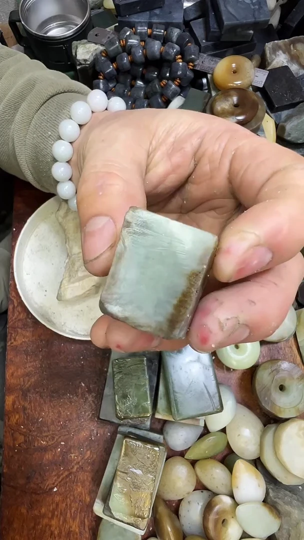 未镶嵌和田玉珠宝半成品慧**木1