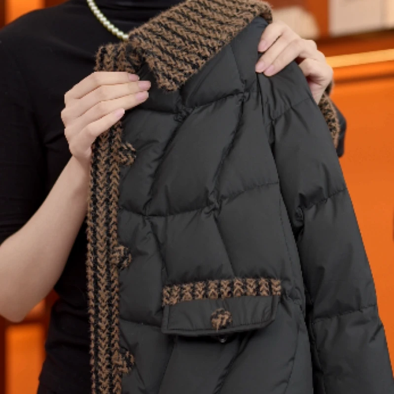 【进口品质】相思2025新款保暖气质鸭绒羽绒服外套d566薇薇