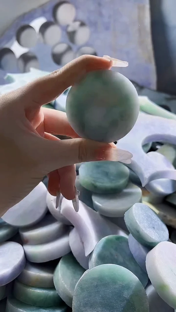 翡翠裸石缅甸翡翠A货晴7066