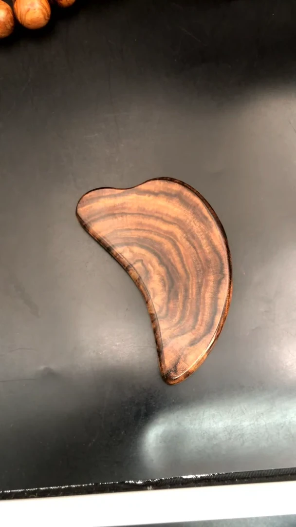 黄花梨/降香黄檀把件海黄野油刮痧板把件