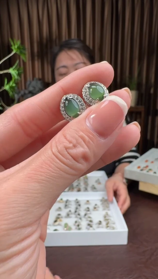 颈饰银S925镶嵌和田玉18秋燕11.6多样性拍一发一