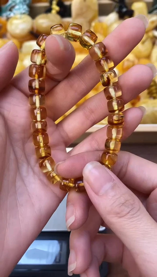 裸石琥珀未镶嵌天然琥珀蜜蜡