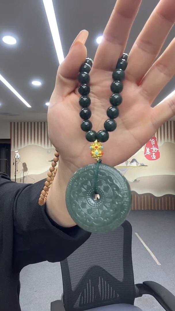 未镶嵌和田玉挂件平安扣