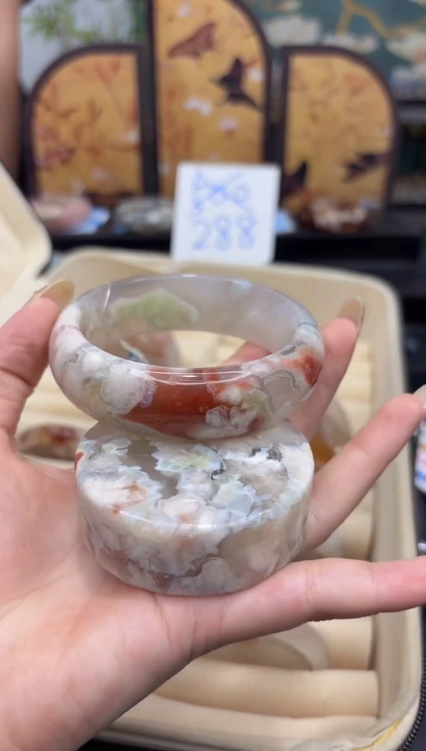 未镶嵌手镯石英质玉C38(61圈赠送镯心)