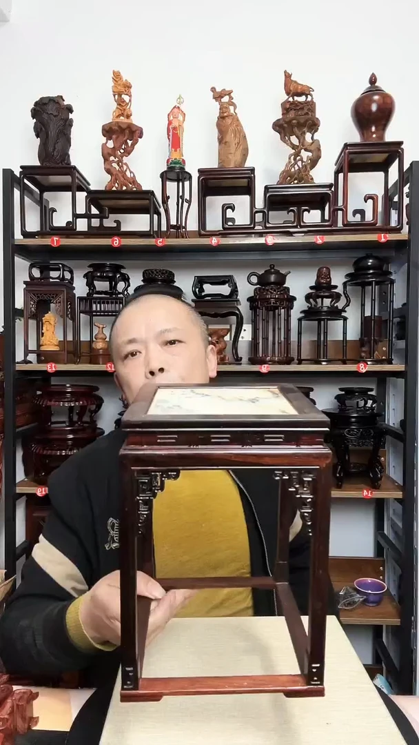 紫砂底座底座17正方25高