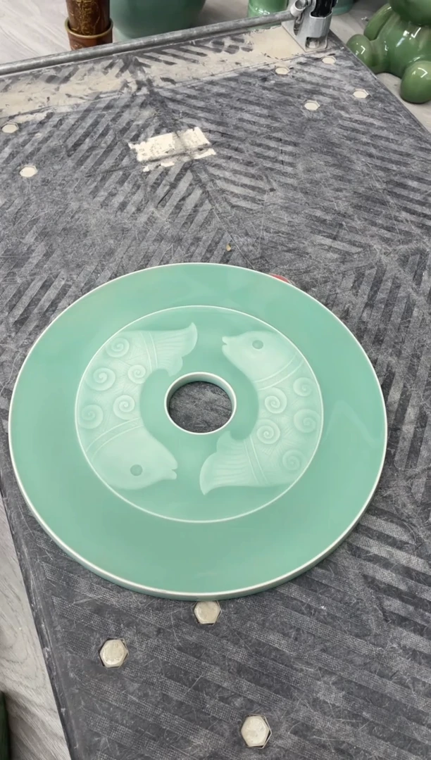 瓷全手特价福利 微瑕 慧仙青瓷