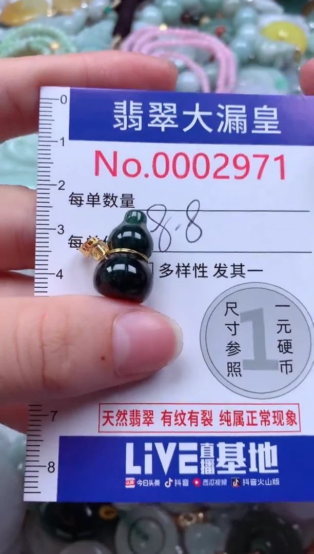 翡翠未镶嵌吊坠(不含链)2971