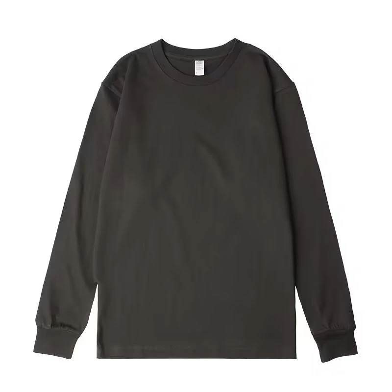 【华商汇专属】【螺纹打底-巧克力色】纯纯捡漏款！长袖百搭T恤