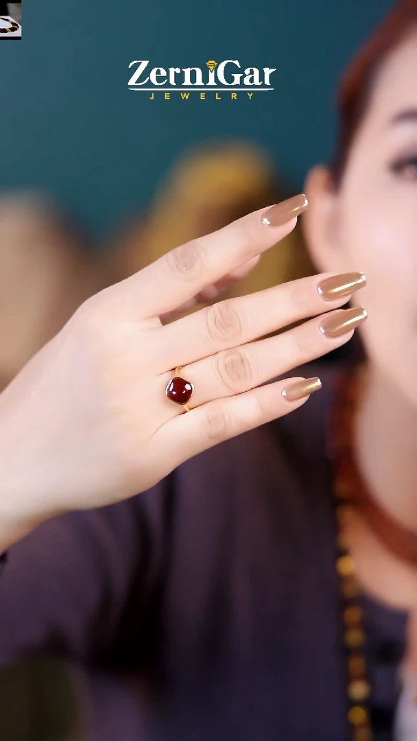 【闪购商品】琥珀颈饰未镶嵌天然琥珀戒指