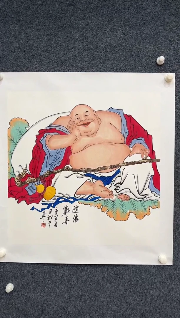 国画10.2zz-福利-不带国检证书-68斗方