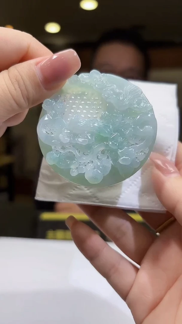 未镶嵌定制翡翠17/1222/C/多样性发其一件/花鸟