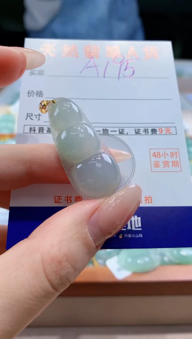 翡翠未镶嵌颈饰天然A货翡翠挂件