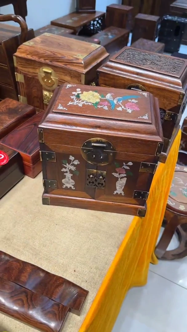 【闪购商品】木锦上添花螺钿官箱