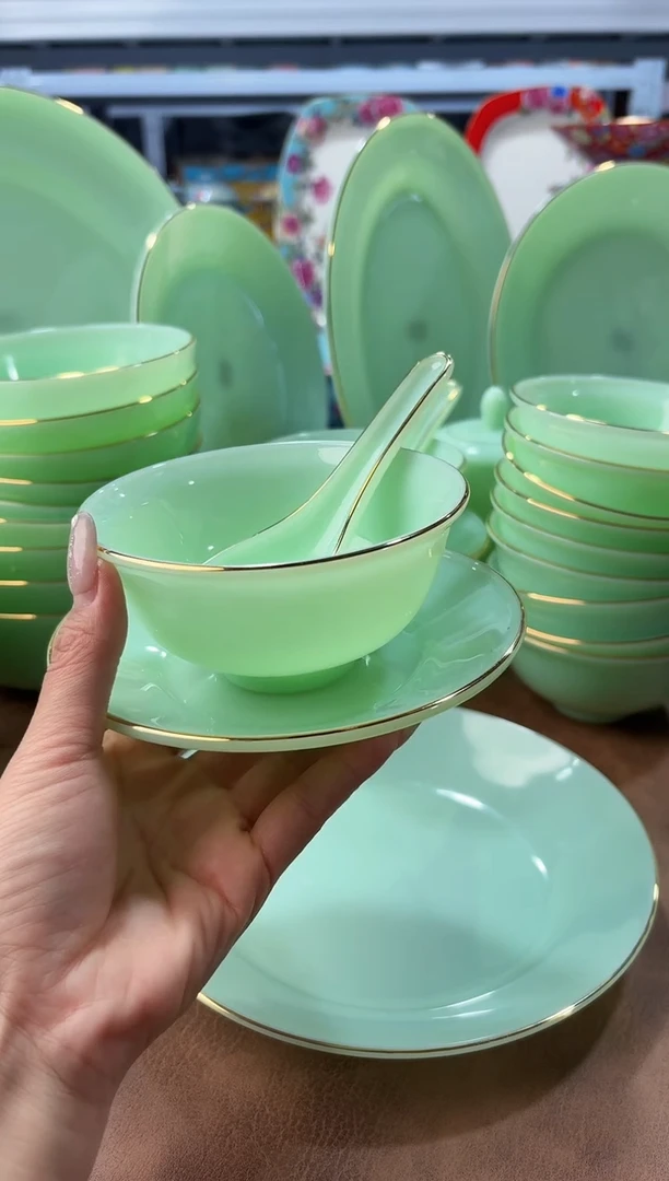 玉瓷三件套10套景德镇