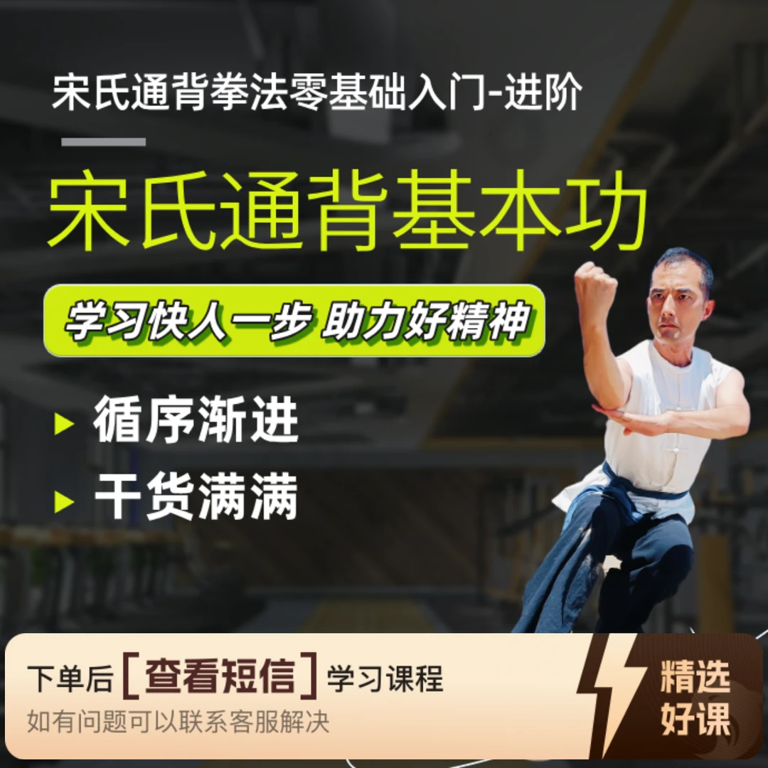 宋氏通背拳（基本功）（留意短信解锁课程）