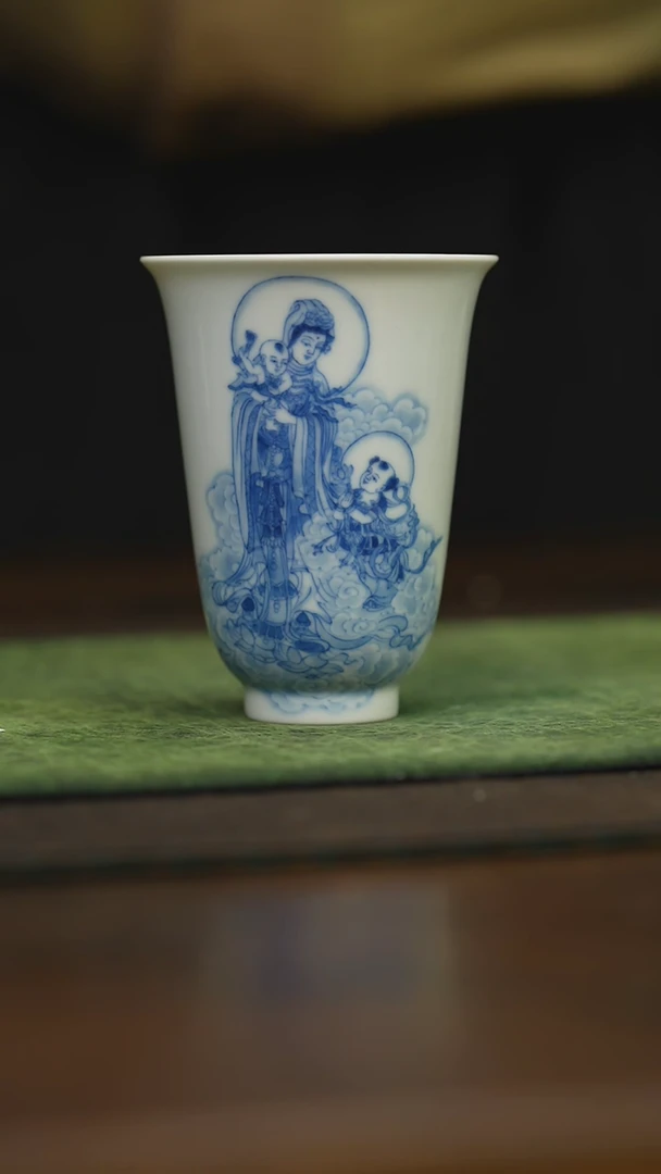 【闪购商品】杯柴窑青花破价福利