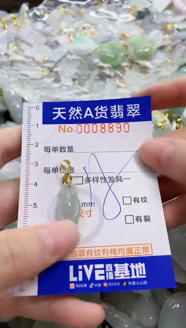 颈饰未镶嵌翡翠天然A货翡翠
