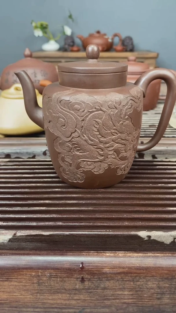 茶壶紫砂大龙壶520