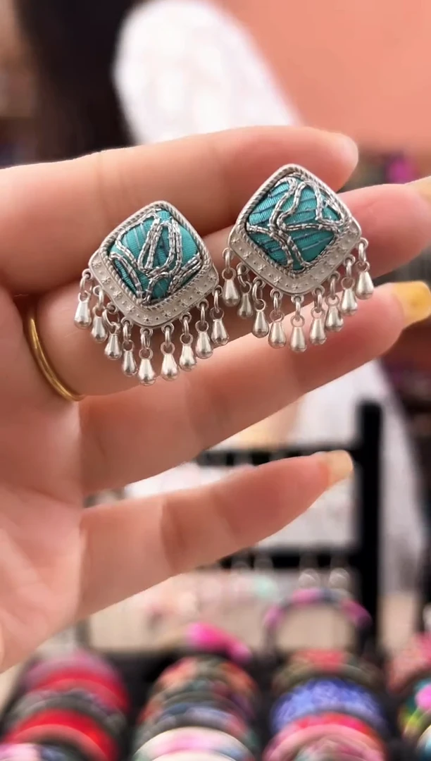 织绣艺枝独绣老绣饰品15