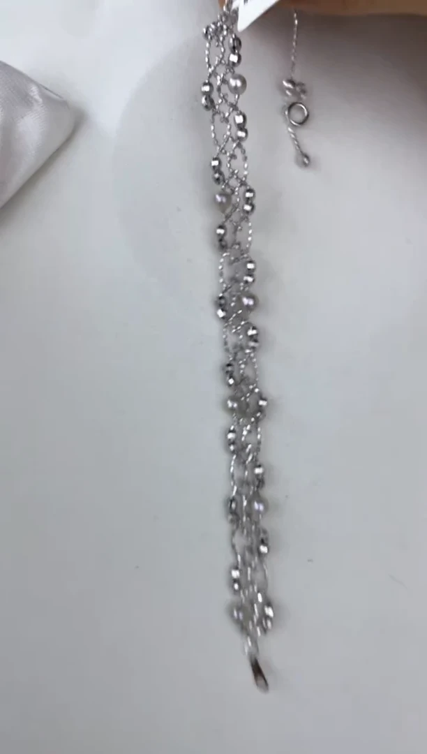 银S925镶嵌手链海水珍珠真多麻 多样性发其一