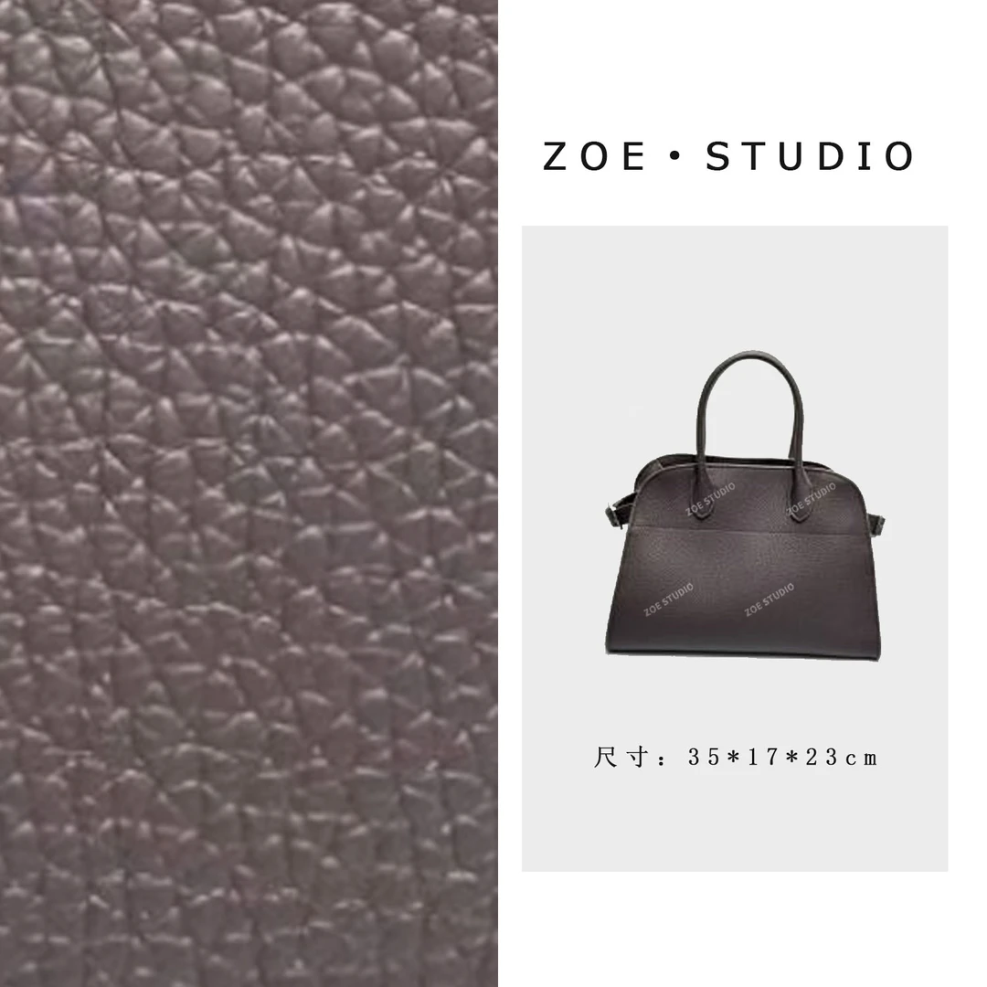 【佐伊甄选】XKY-7317-坞木色轻奢女士时尚小众真皮单肩挎包