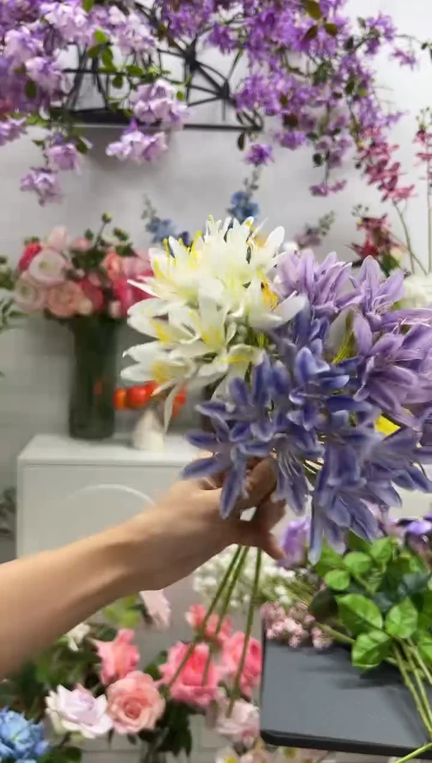 3枝混色百子莲