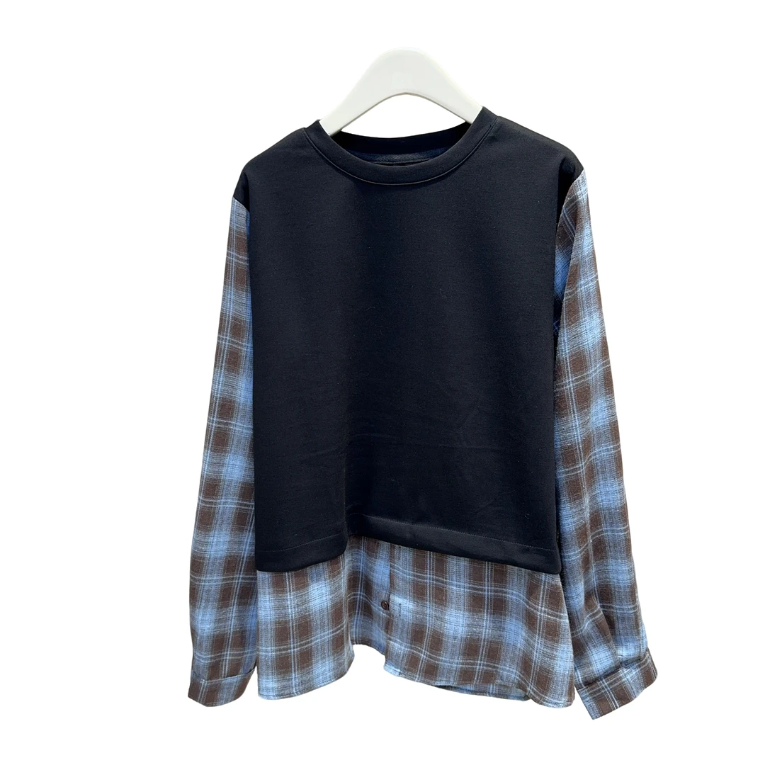 （十八家）9127衬衫袖时尚百搭上衣