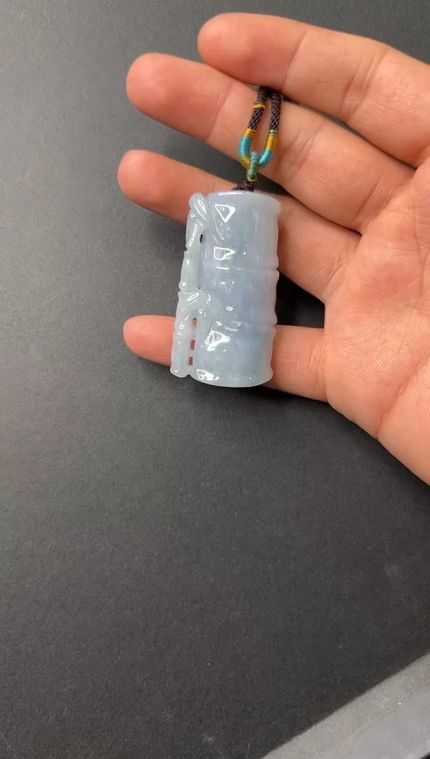 翡翠未镶嵌颈饰竹节-540459