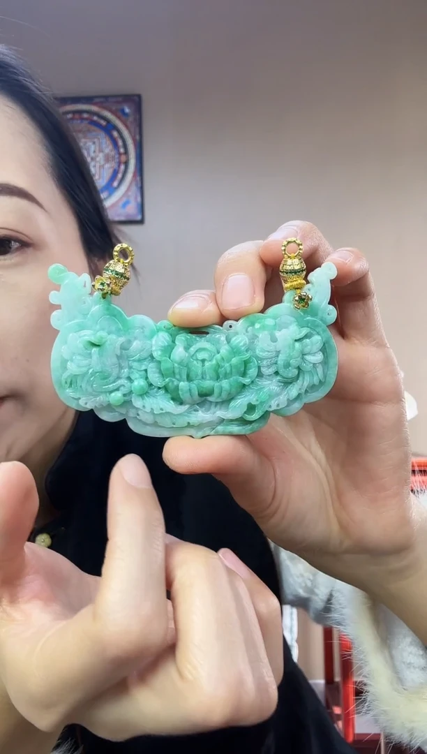 【闪购商品】翡翠颈饰未镶嵌特色原创翡翠颈饰