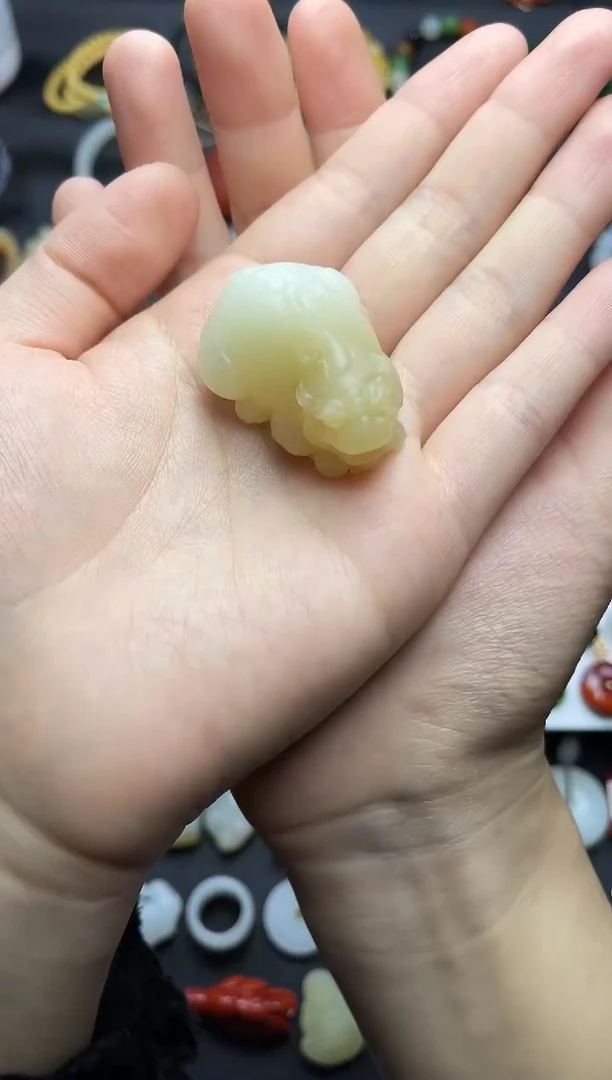 颈饰未镶嵌和田玉貔貅【定制】06