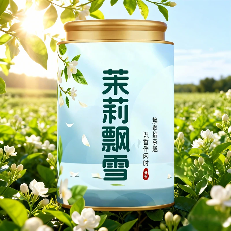飘雪茉莉花茶茉莉茶叶2025新茶广西茉莉花茶