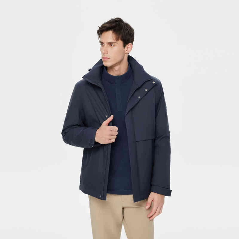 【冲锋衣版棉服】AIGLE艾高户外防风防雨透汽户外休闲棉服夹克AQ40