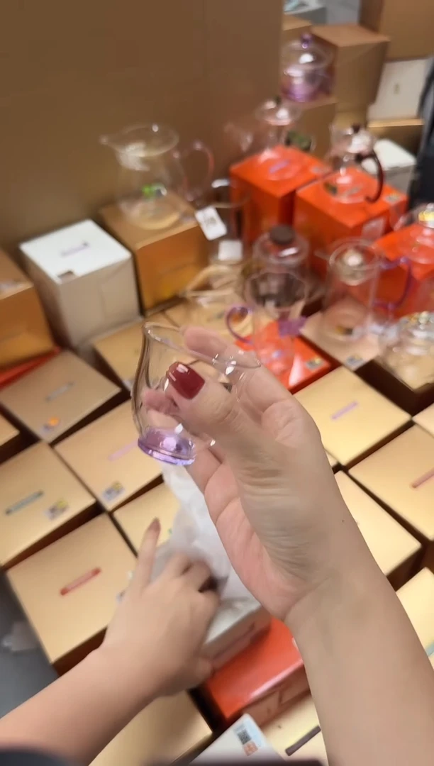 @@禾器晶彩韵杯浅紫色1只