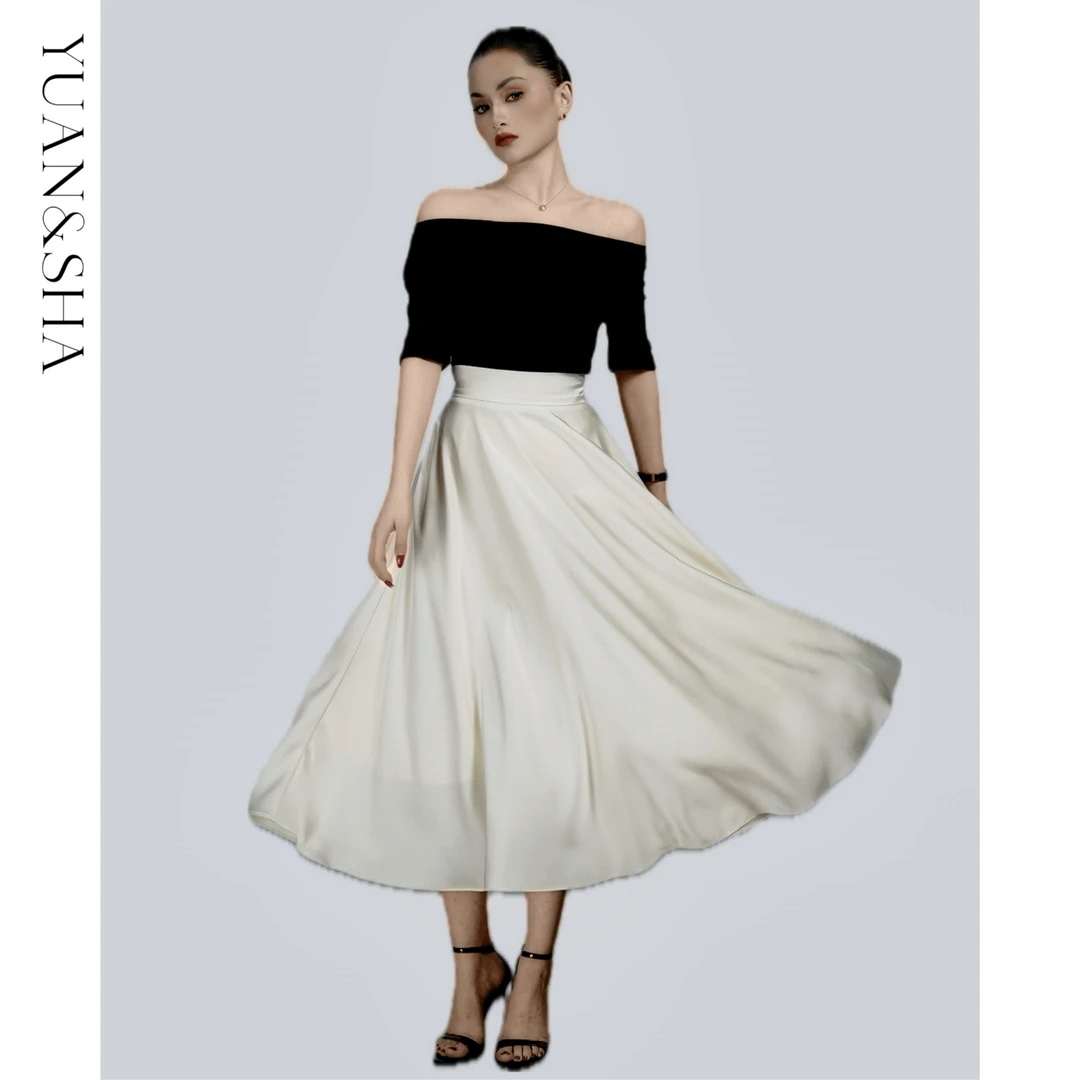 元沙福利【赫本套装】赫本风浪漫‘上衣+过膝裙’轻奢气质百搭套装