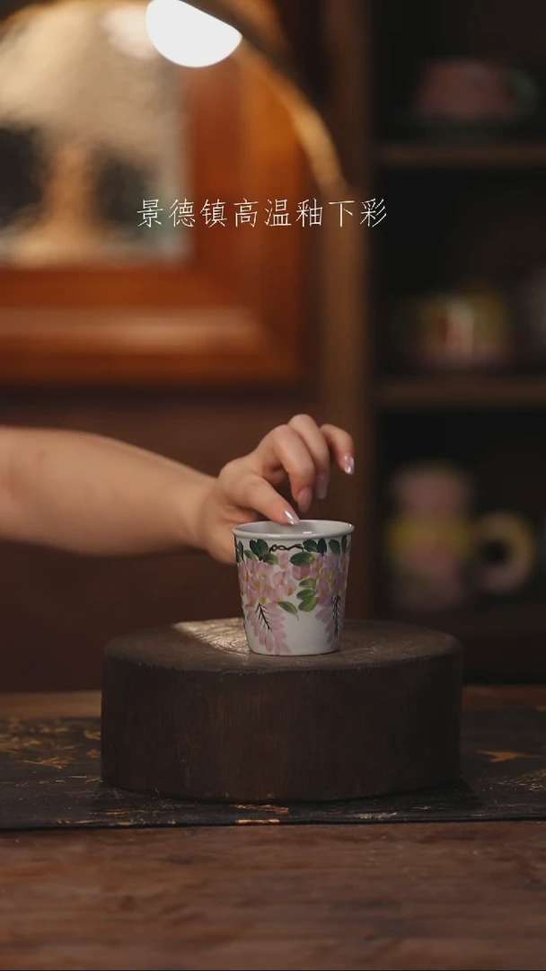 陶瓷景德镇高温釉下手绘陶瓷229