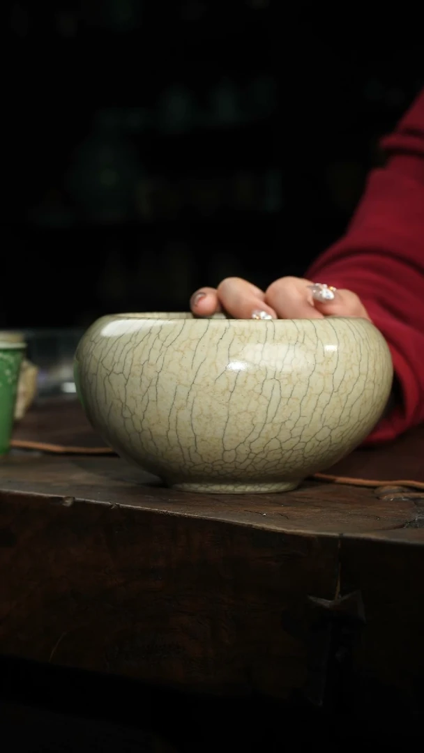 【闪购商品】瓷片《丹山片羽》建水