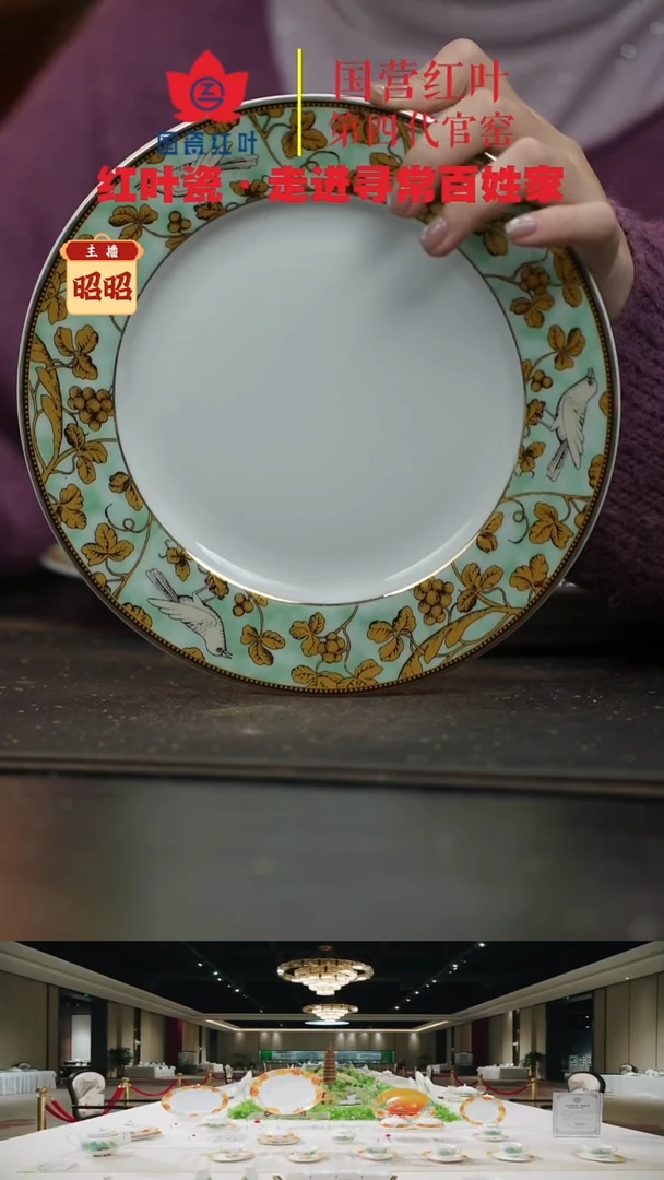 陶瓷4个微瑕绿野仙踪8英寸平盘