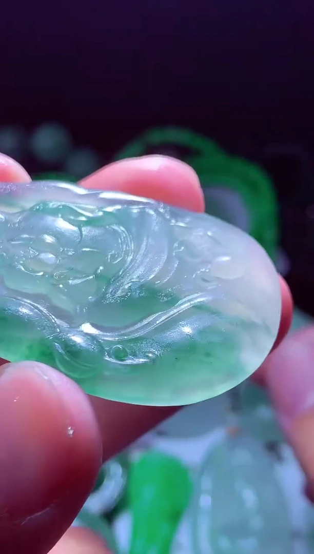 未镶嵌定制翡翠黄**#翡翠毛货定制