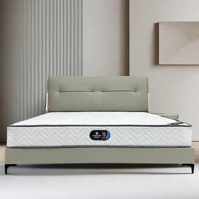 PT985轻奢简约大床主卧室可选储物高箱皮艺床意式儿童床主卧大床