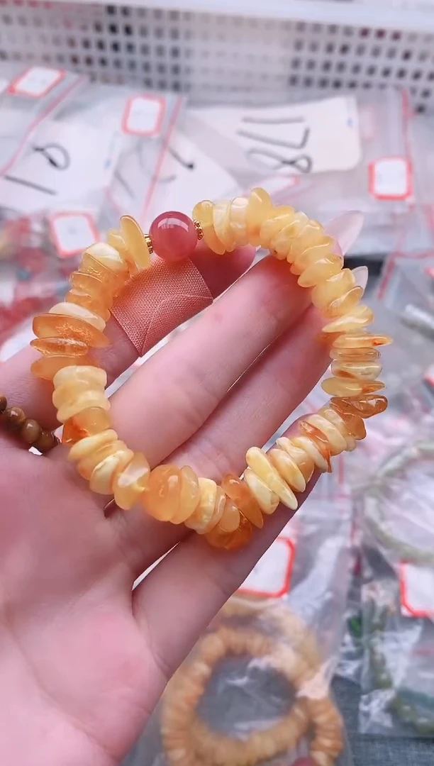 未镶嵌蜜蜡手链多样性发拍一发一