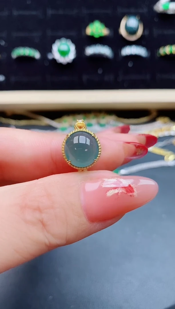 【闪购商品】翡翠戒指银S925镶嵌321321