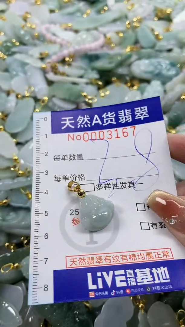 颈饰未镶嵌翡翠天然A货翡翠