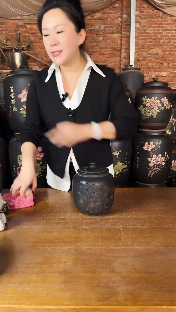 【闪购商品】壶完品茶叶罐 冬瓜竹子