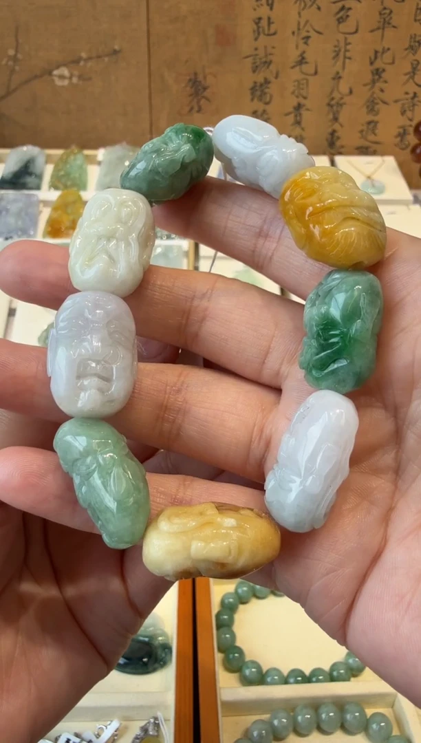 翡翠把件未镶嵌A货翡翠多样性孤品