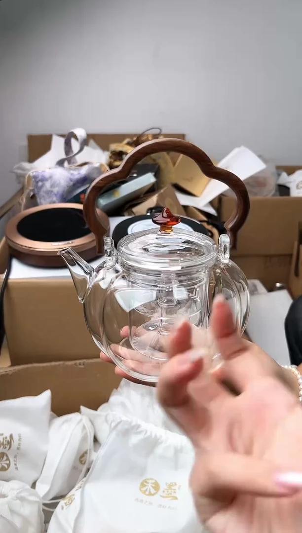 南瓜提梁煮茶壶